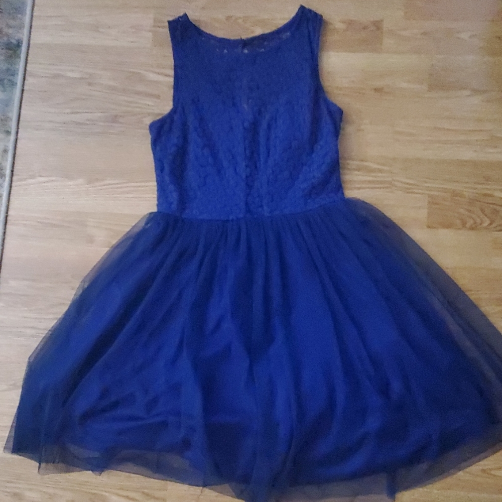 Royal blue dress